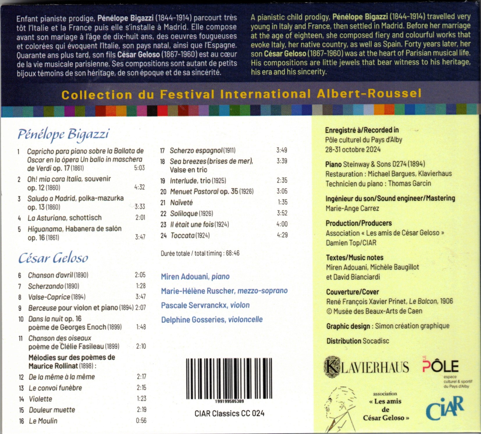Verso du CD